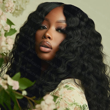 Spring Hair Stock Photos: AI-Generated Beauty Images (Digital Download)