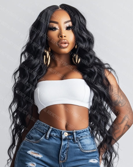 Glamorous Hair Model Stock Photos: Beauty Website Images (Digital Download)