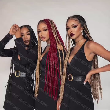 Box Braids Stock Video for Stylists (MP4 & PDF)