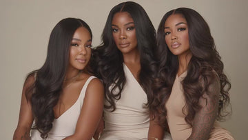 AI Mannequin Melanin Website Banners: Hair Extensions, Wigs (10 High-Resolution PNG)